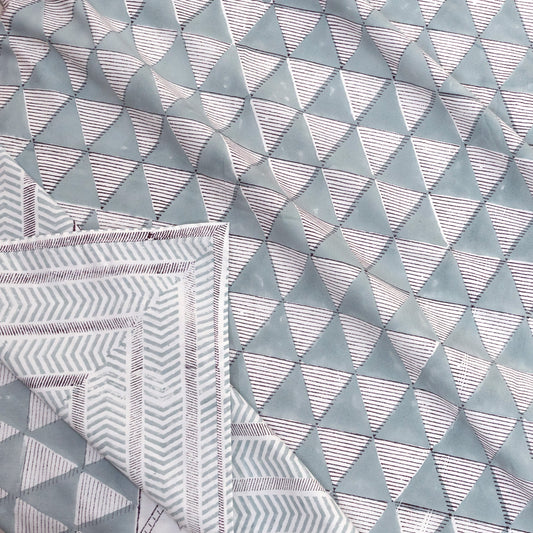 Geometric Triangles |300TC Mercerized Cotton Bedsheet