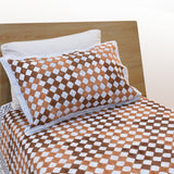 Geometric Square   |  300TC Mercerized Cotton Bedsheet