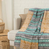 Many Color Ethnic  | Cotton Yarn Sofa Throw
