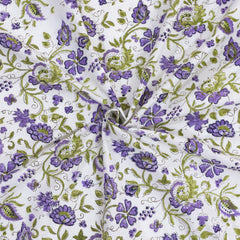 Small Lavender Flowers  | 210TC Pure Cotton