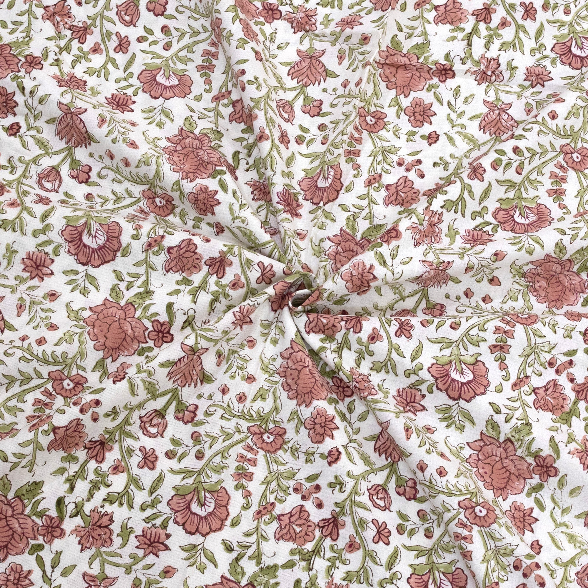 Rust Flower Spread   | Fine Quality Bedsheet
