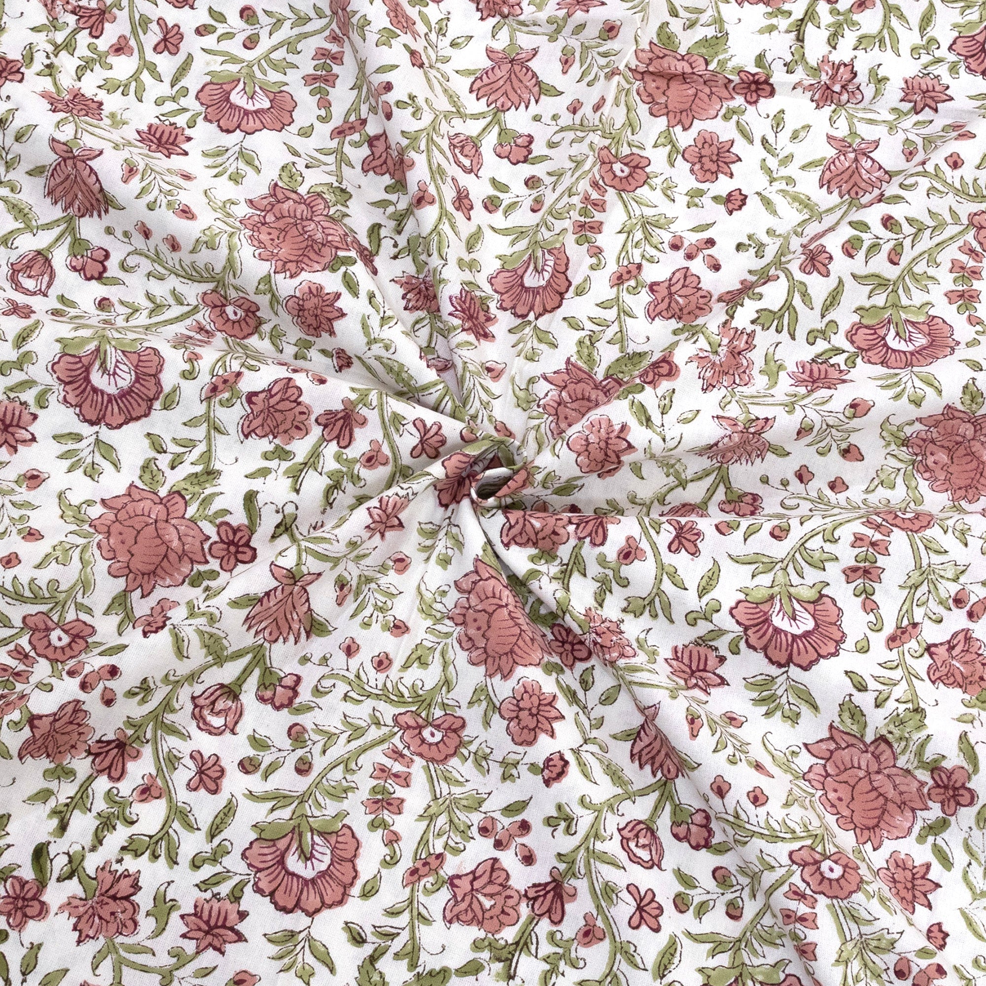 Rust Floral Spread| Premium Bedsheet