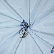 Blue Tulips on Blue | Premium Bedsheet