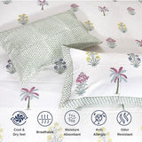 Floral White  | Pure Cotton Bedsheet