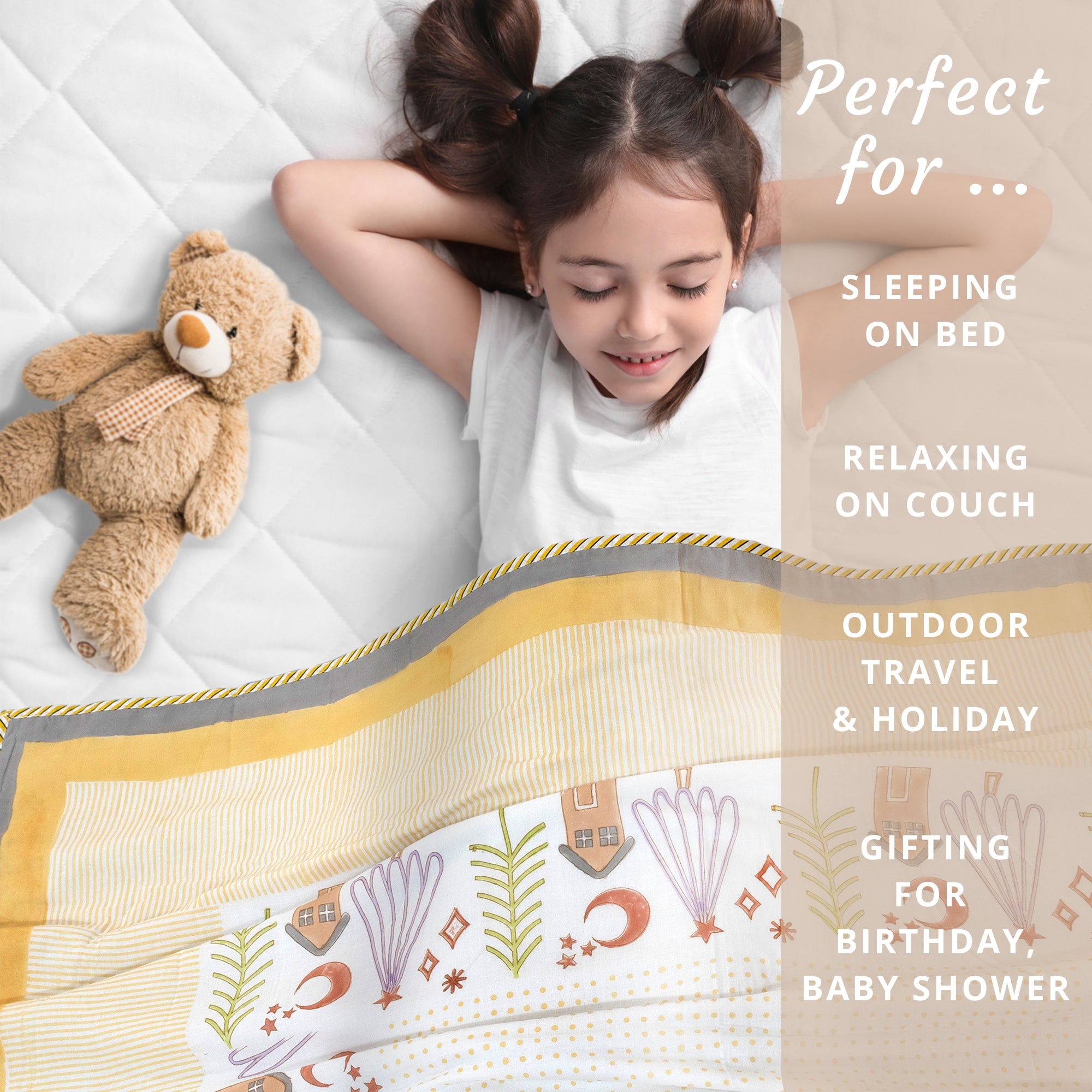 Polka Homes |  Dohar | Summer Blanket