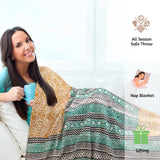 Many Color Ethnic  | Cotton Yarn Sofa Throw