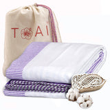 Sheep White Blue  | Pure Mulmul Cotton | Flannel filling