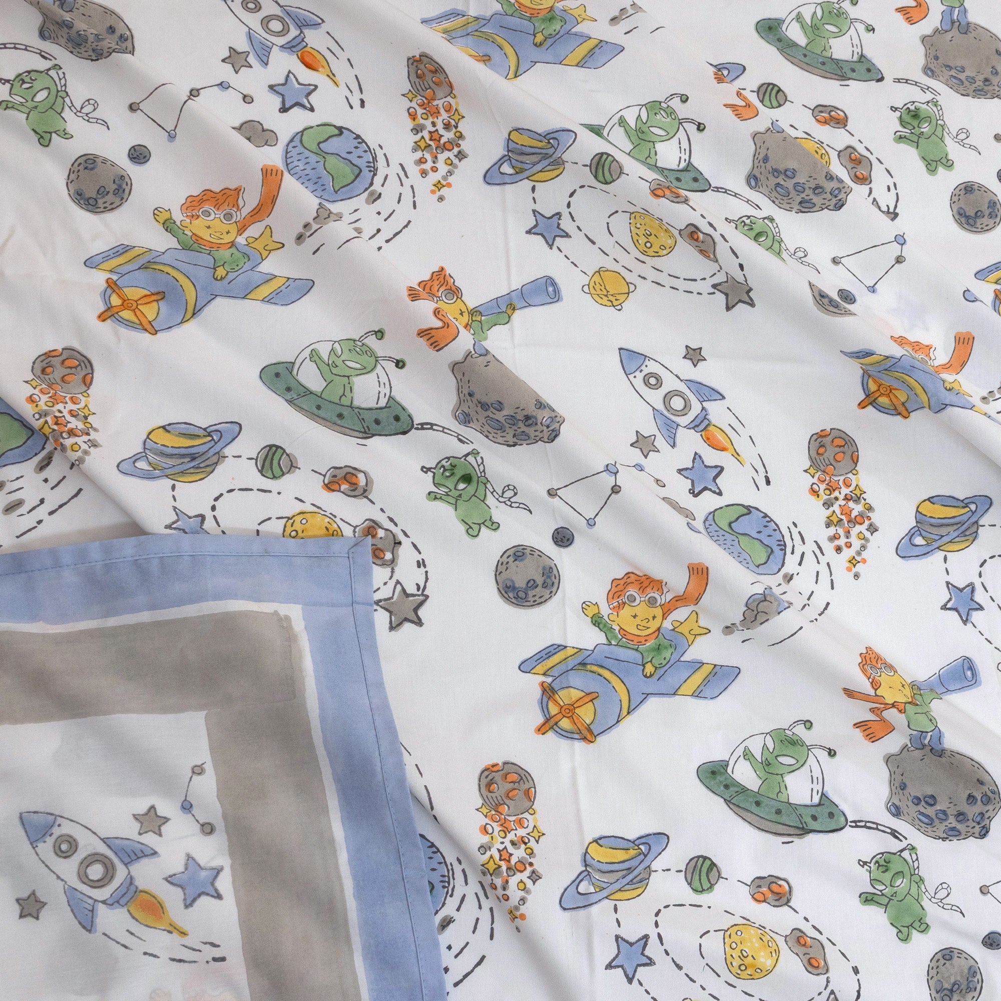 Space Boy | Premium Bedsheet
