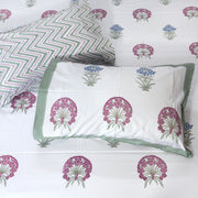 Balsam on White | Luxury Bedsheet with Pillow Covers