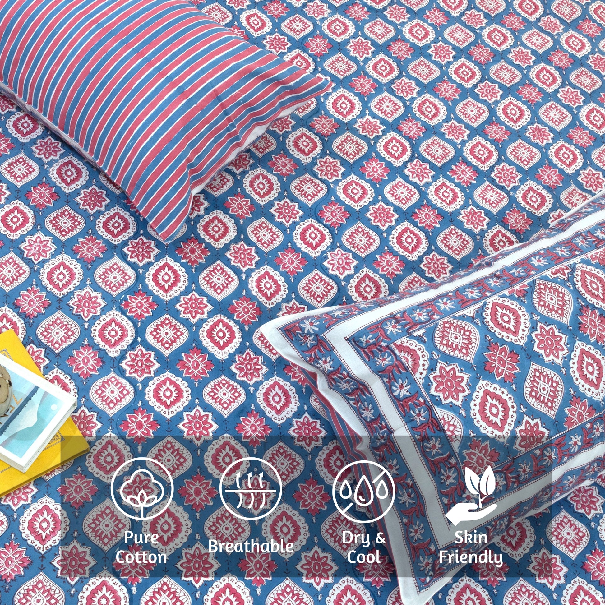 Spanish Villa - Bedsheet for double bed