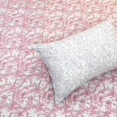 Pink Bird Kalamkari | 210TC Pure Cotton
