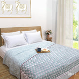 Autumn Leaves | 300TC Bedsheet | 2 Pillow Covers | Mulmul Cotton Dohar