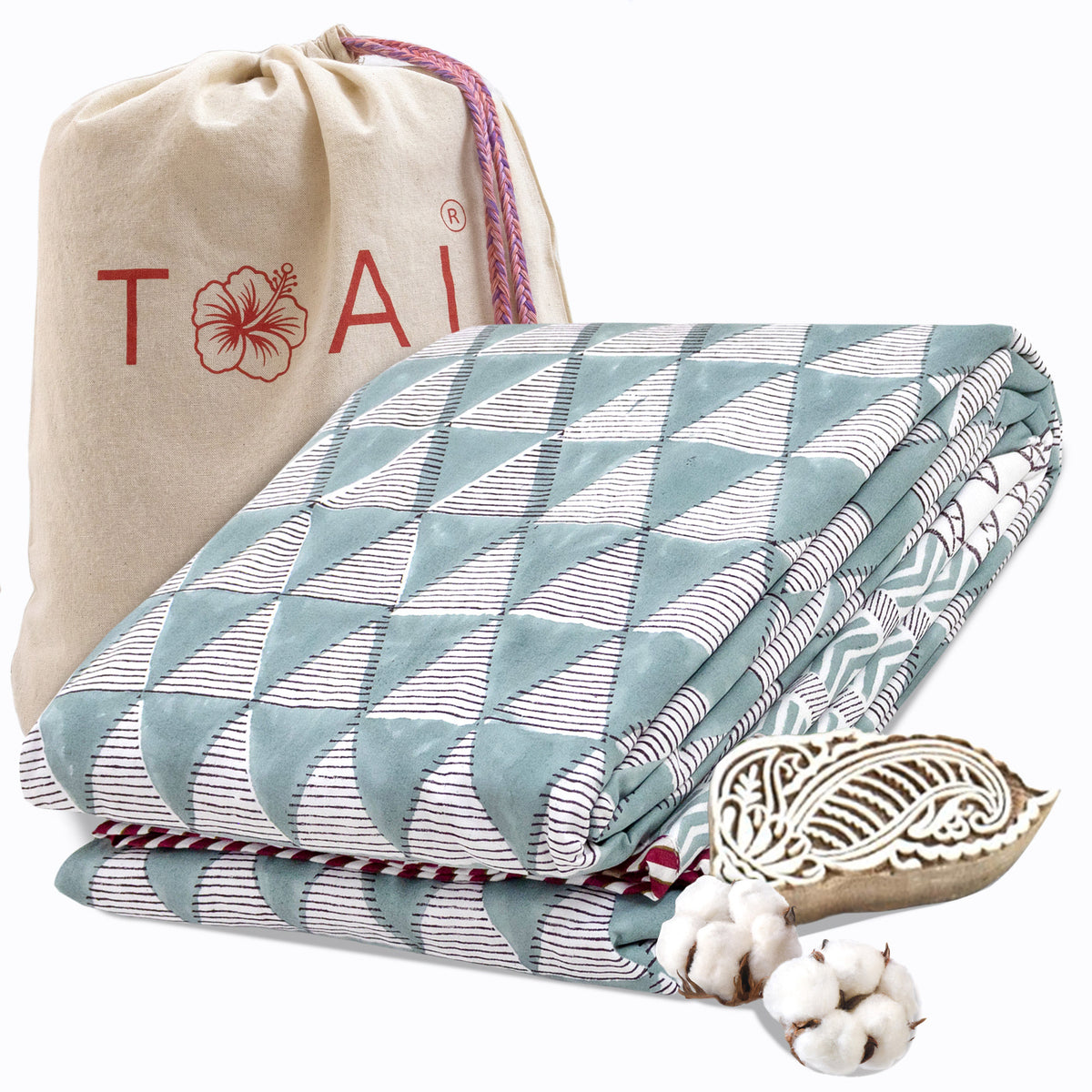 Geometric Triangles | Dohar | Summer Blanket