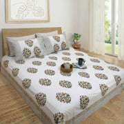 Earthy Mugal Motif | Fine Quality Bedsheet
