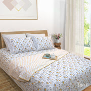 Grey Cartoon -Dohar Bedding Set
