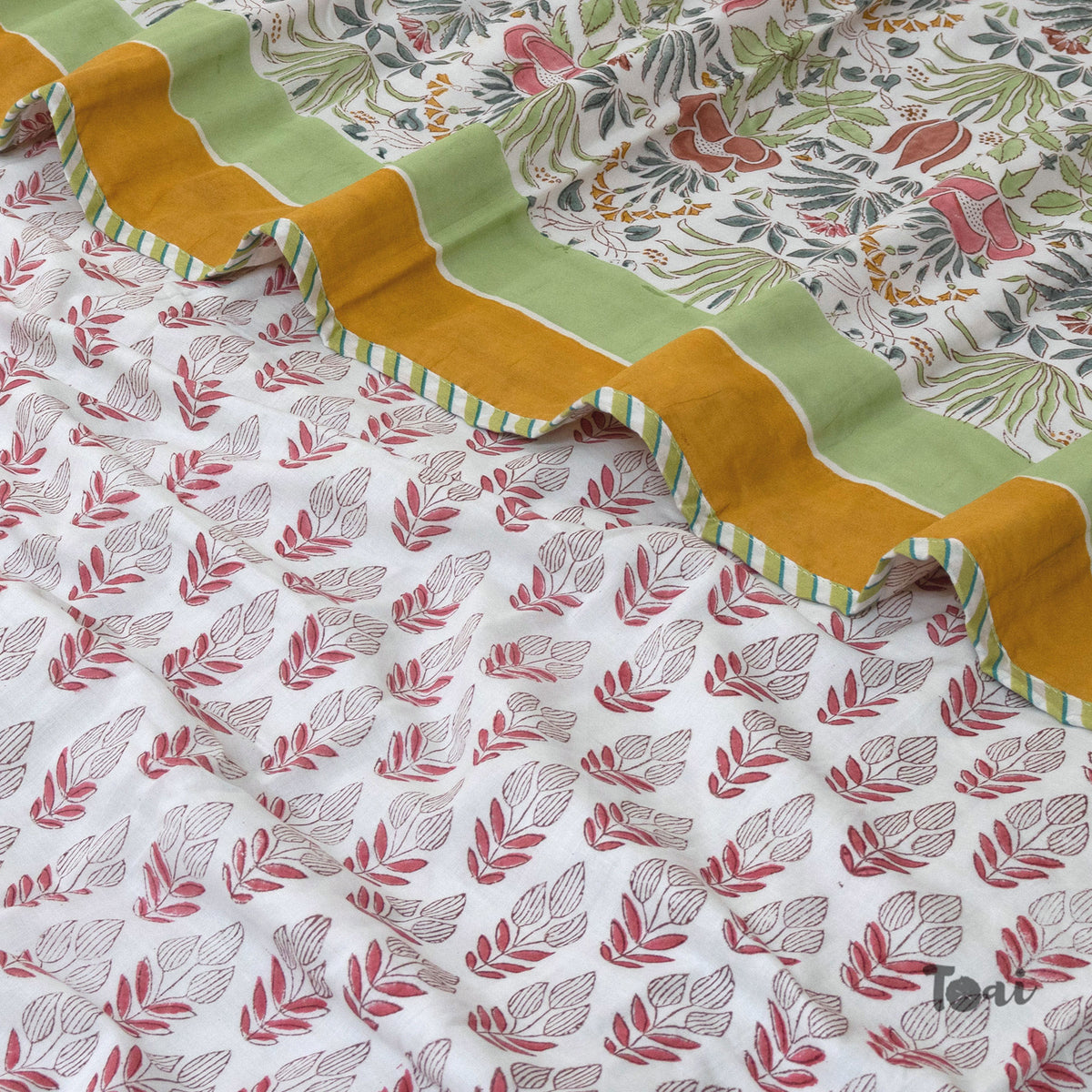 Spring Floral |  Dohar | Summer Blanket