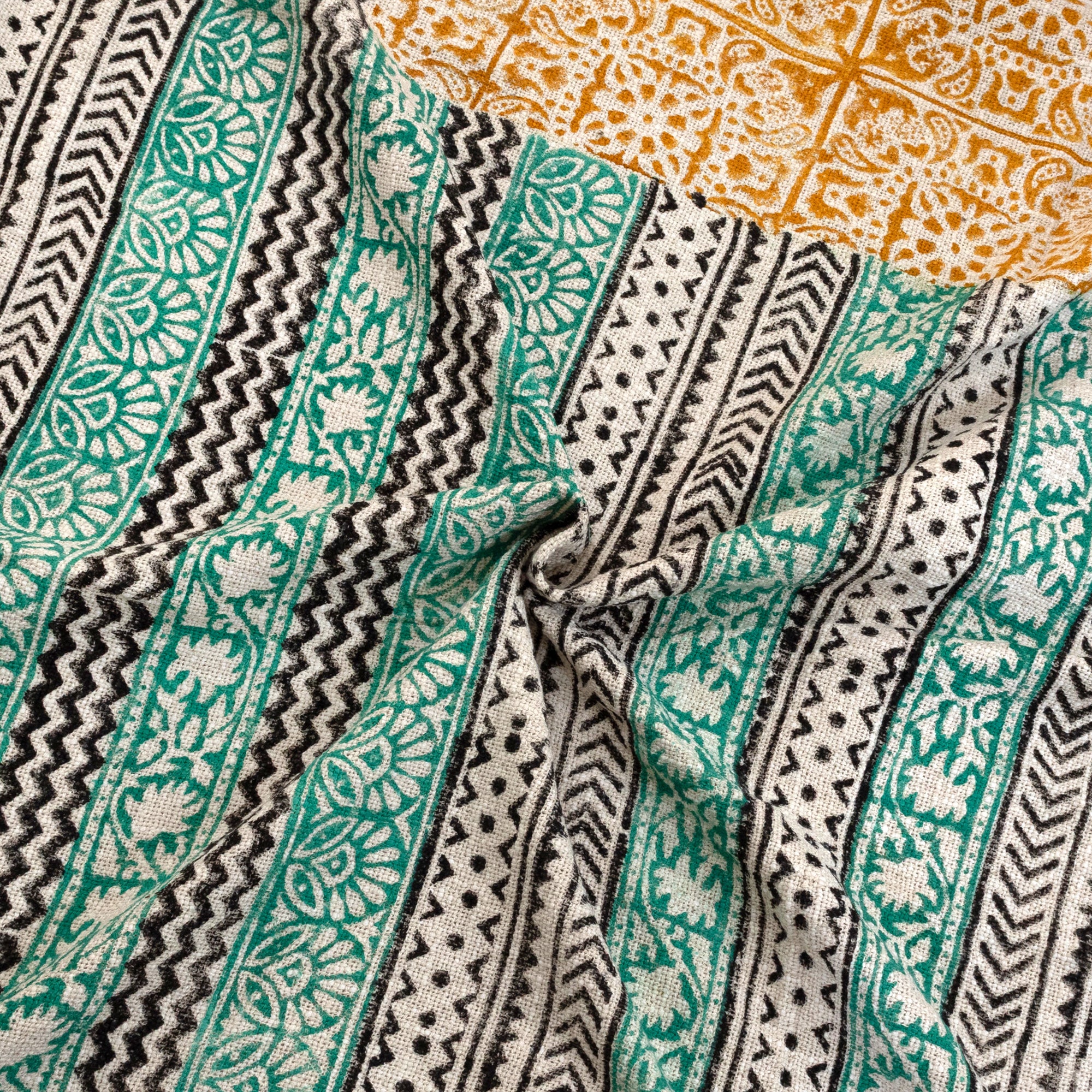 Many Color Ethnic  | MultiColor Florals | Woven Sofa Throw