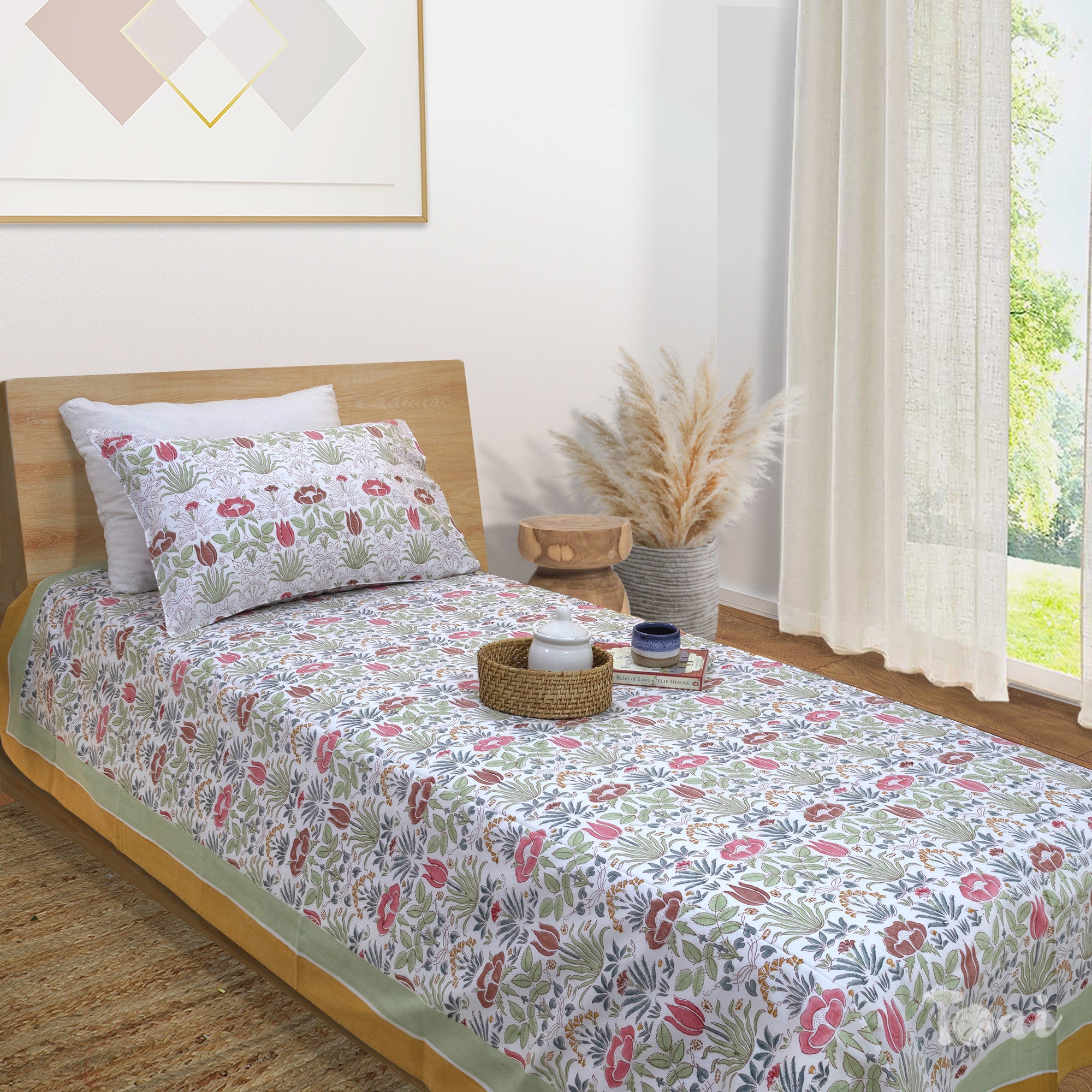 Spring Florals | Premium Bedsheet