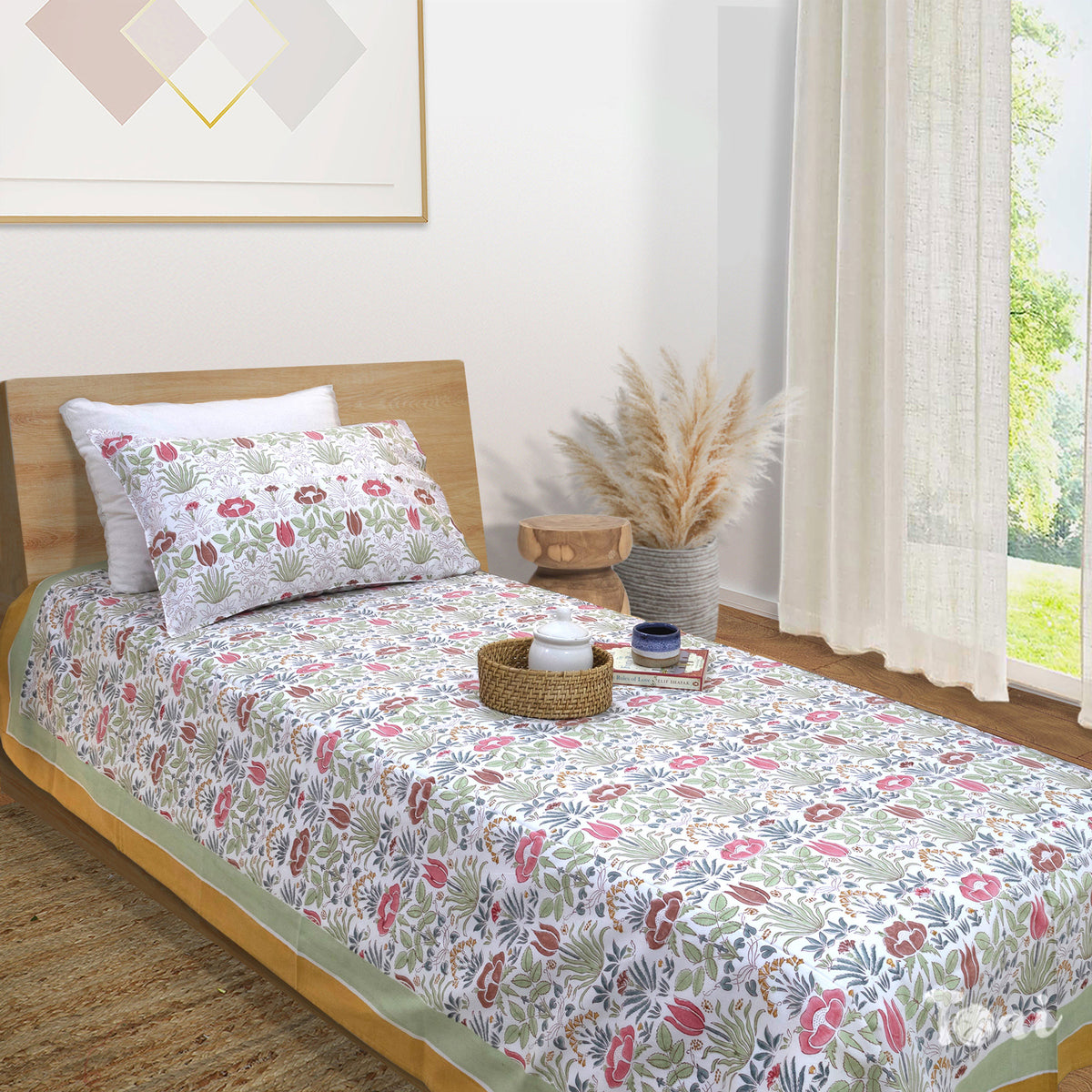 Spring Florals | Premium Bedsheet