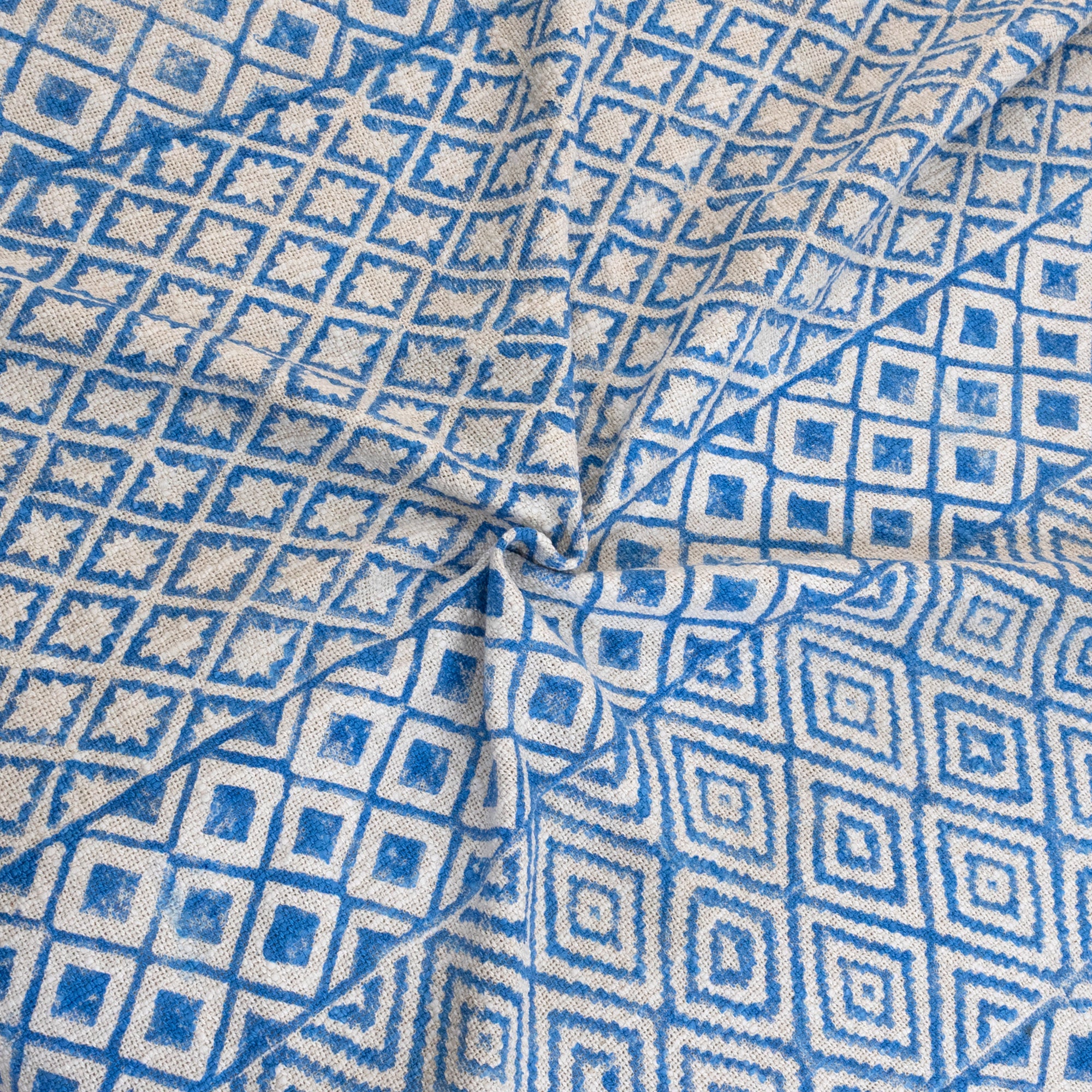 Blue Tapestry | MultiColor Florals | Woven Sofa Throw