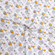 Grey Cartoon | Dohar | Summer Blanket