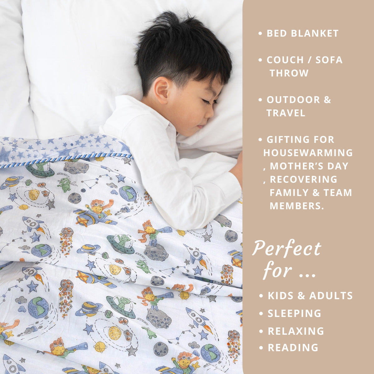 Space Boy| Dohar | Summer Blanket