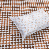 Geometric Square   |  300TC Mercerized Cotton Bedsheet
