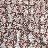 Ethnic on Brown | Cotton Yarn Sofa Throw