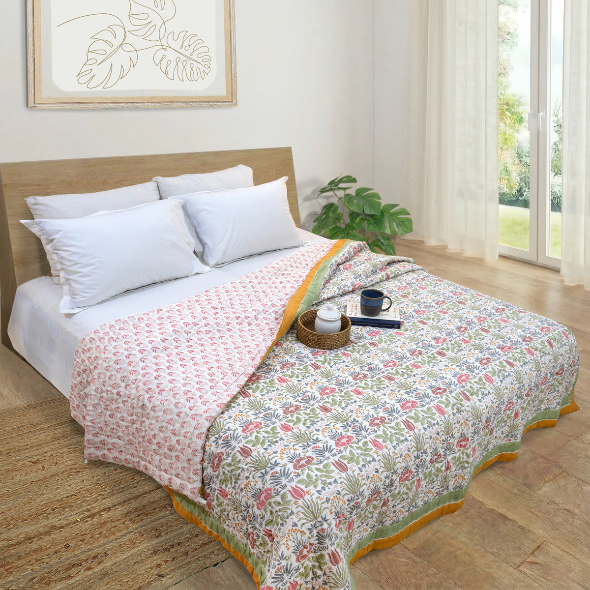 Spring Floral  |  Quilts | Razai | Comforter