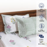 Floral White  | Pure Cotton Bedsheet