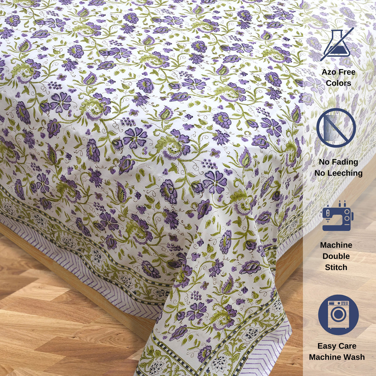 Small Lavender Flowers|  Premium Bedsheet
