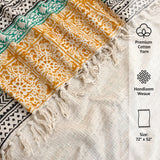 Many Color Ethnic  | Cotton Yarn Sofa Throw
