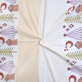 Yellow Polka Homes  | 300TC Mercerized Cotton Bedsheet