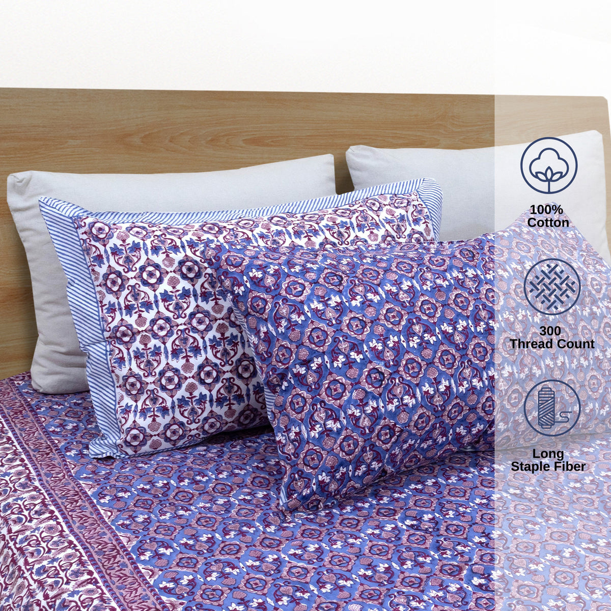 Moroccan Tiles | Premium Bedsheet
