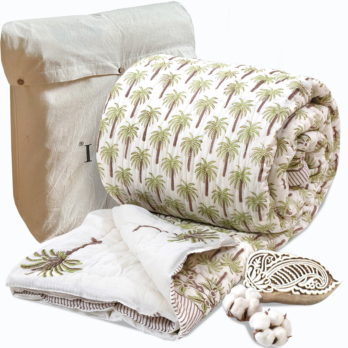 Small Palm | Quilts | Razai | Comforter