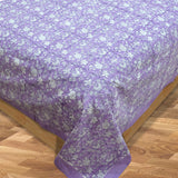 Lavender Kalamkari | 300TC Mercerized Cotton Bedsheet