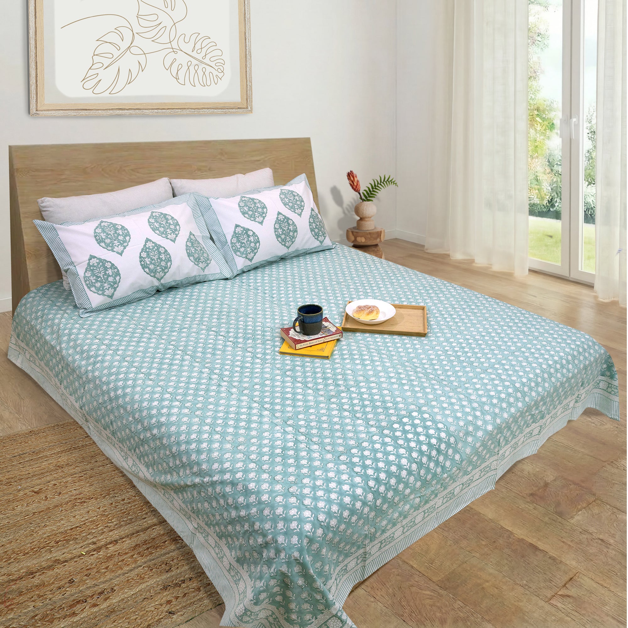 Cool Summer| Premium Bedsheet