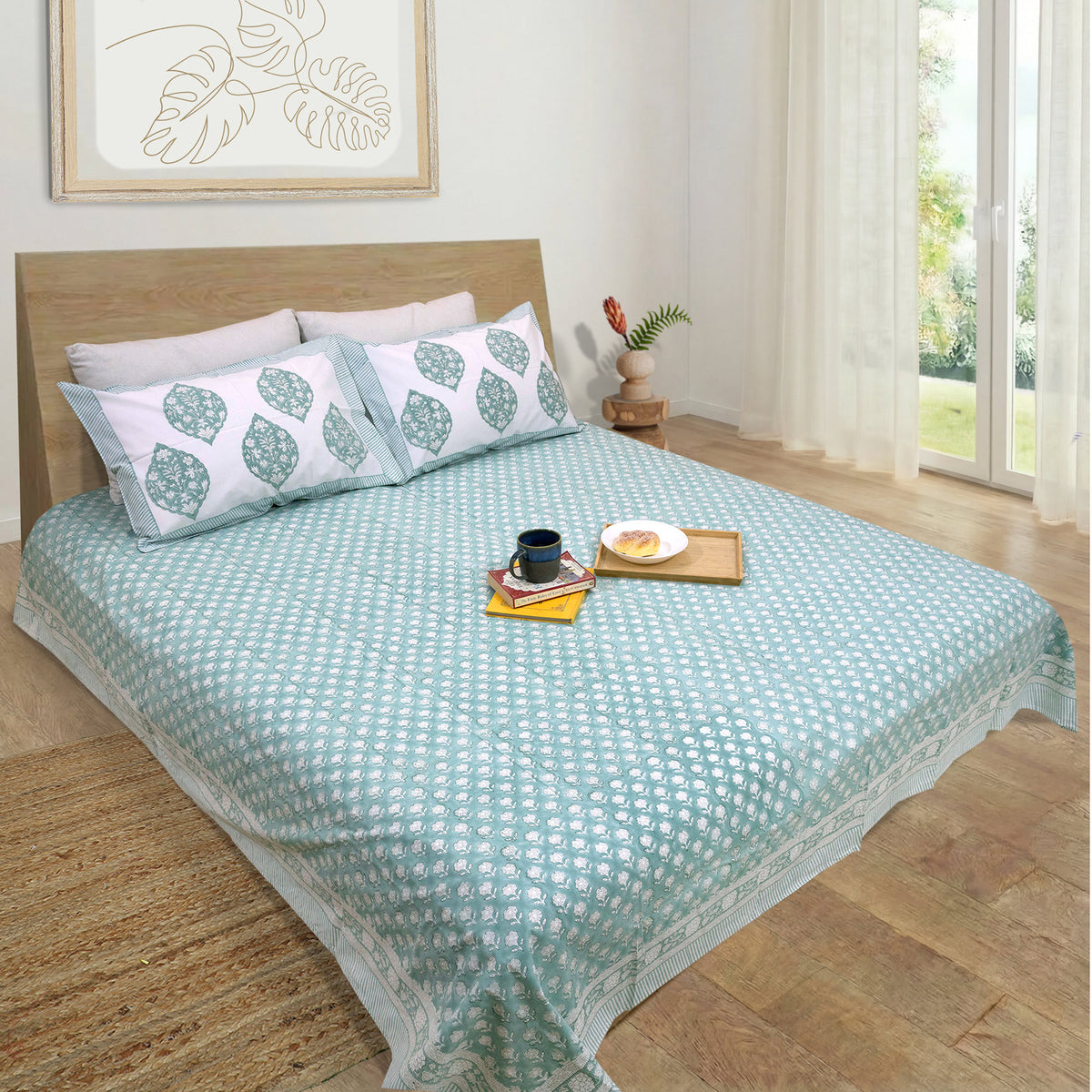 Cool Summer| Premium Bedsheet