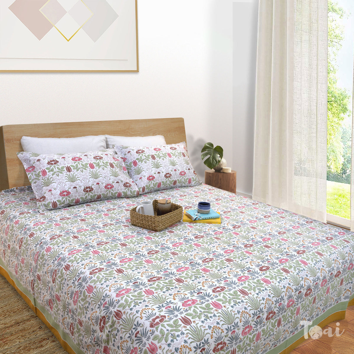 Spring Florals | Premium Bedsheet