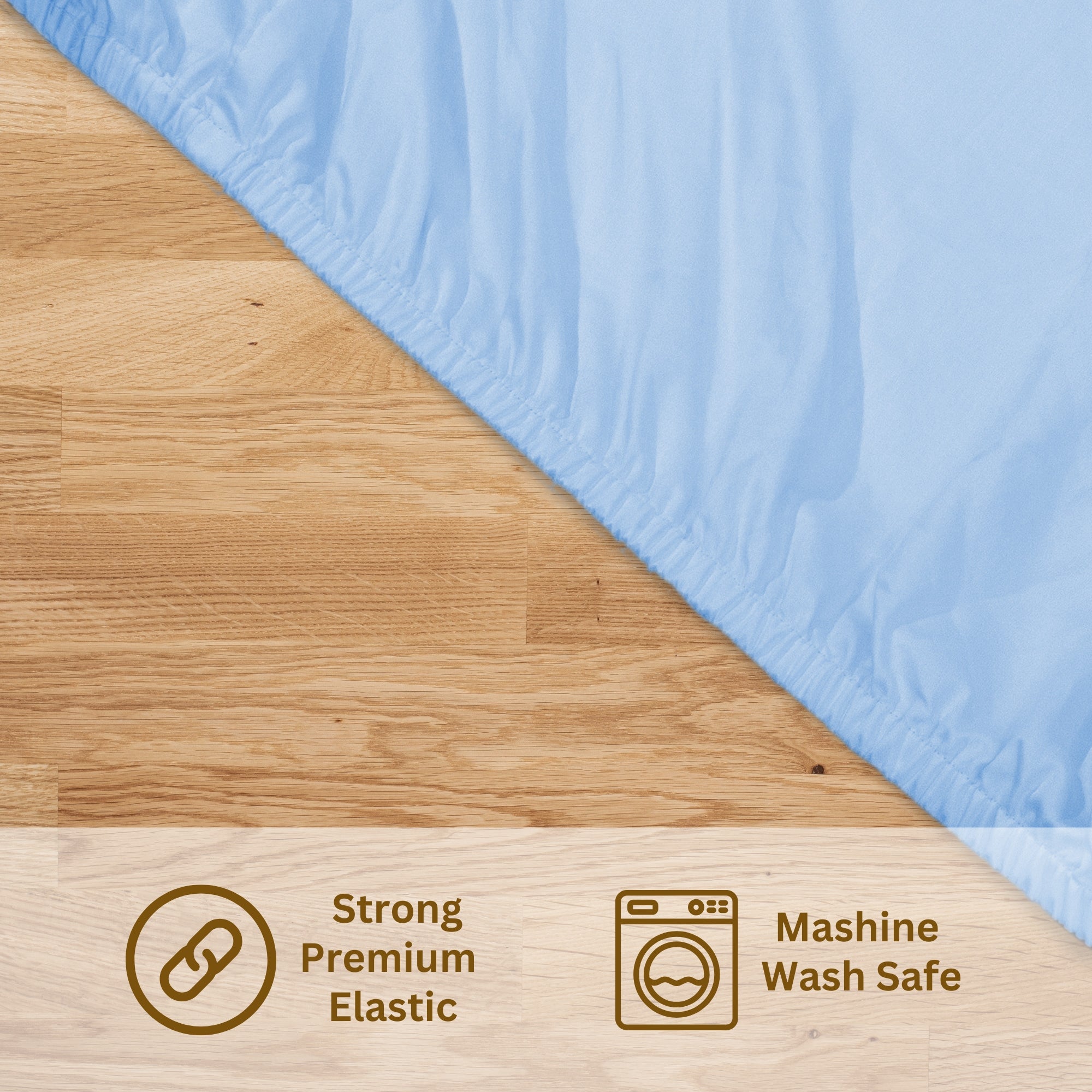 Sky Blue | Fitted Bedsheet