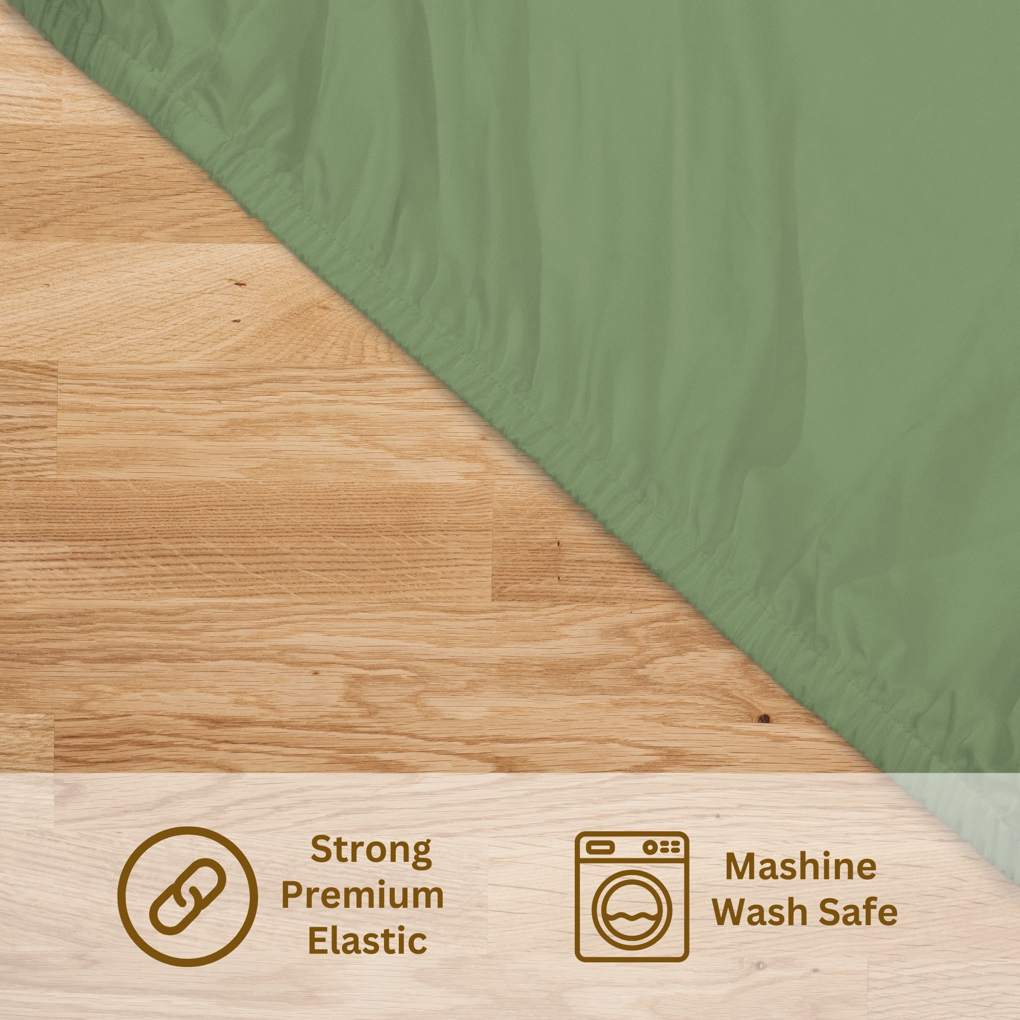 Olive Green | Fitted Bedsheet