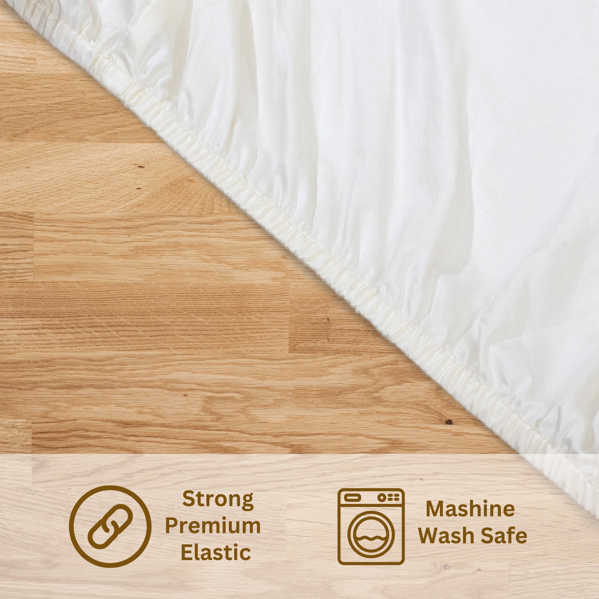 Ivory White | Fitted Bedsheet