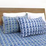 Sage Green Denim Blue  | 210TC Pure Cotton Bedsheet