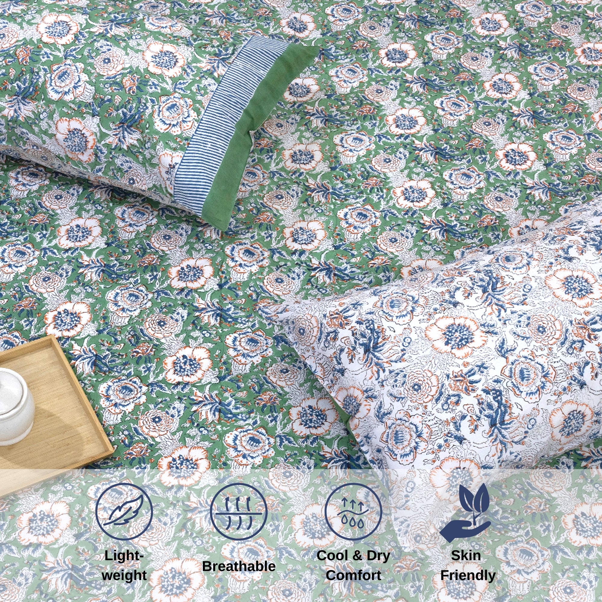 Messy Garden| Premium Bedsheet