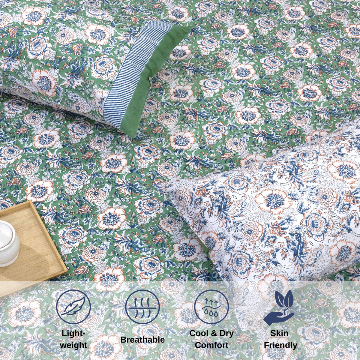 Messy Garden| Premium Bedsheet