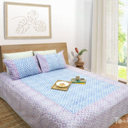 Vintage Line Checks-Double Bed Bedding Set