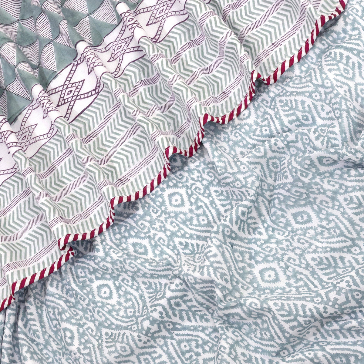 Geometric Triangles | Dohar | Summer Blanket