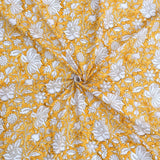 Yellow Kalamkari | 210TC Pure Cotton Bedsheet