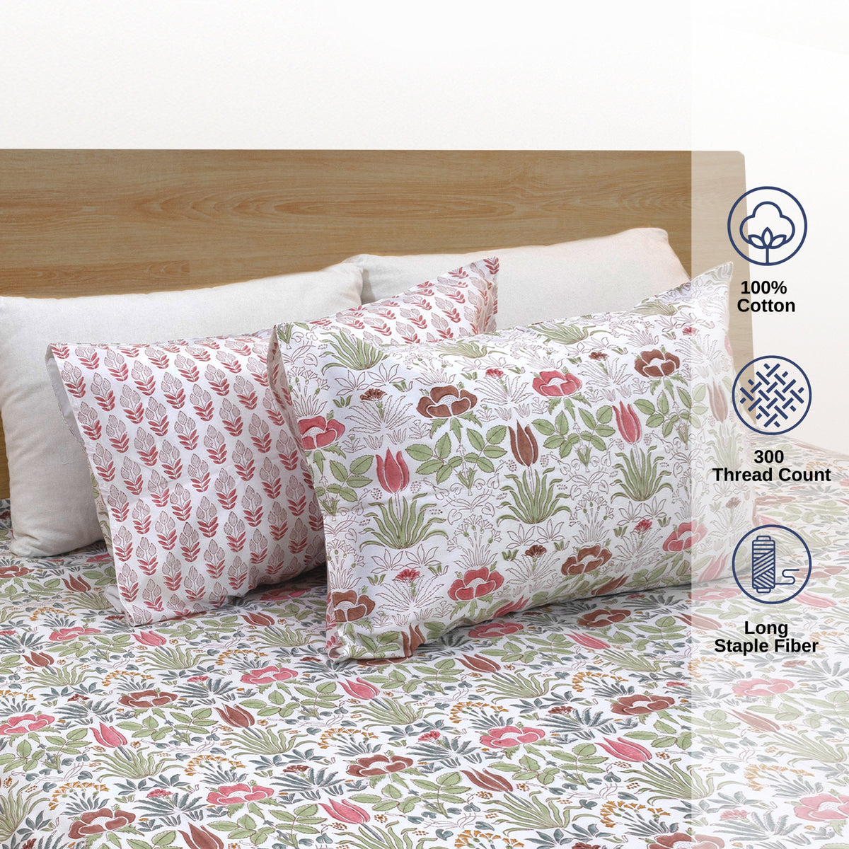 Spring Florals | Premium Bedsheet