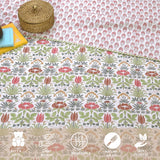 Spring Floral | Pure Mulmul Cotton | Flannel filling